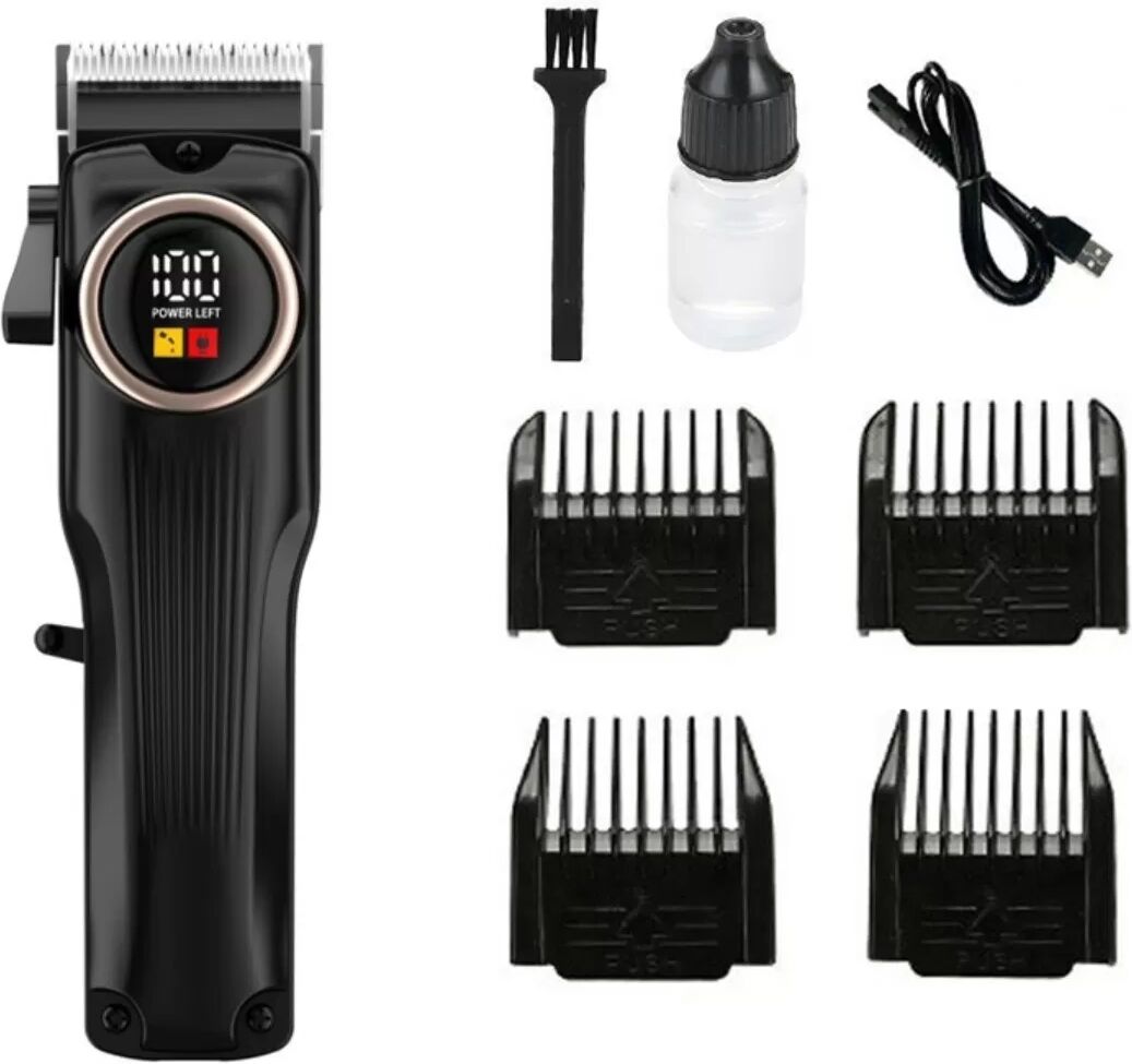 INF Professionelle Tierhaarschneidemaschine mit Keramikklinge & LCD-Display