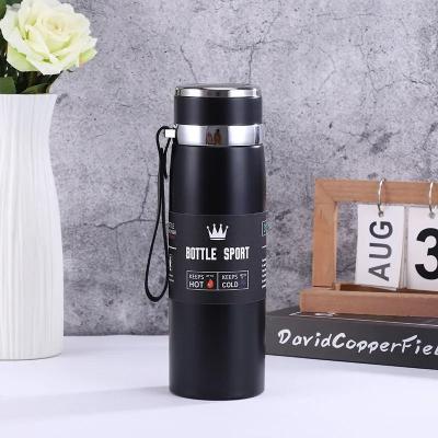 Uplifted Finds Stainless Steel Thermal Water Bottle For Hot And Cold Drinks black 800 Ml
