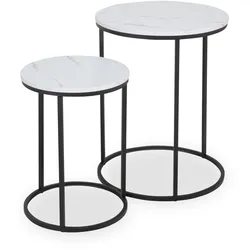Beistelltisch RAELENE (BHT 40x40x50 cm) - weiß - BHT 40x40x50 cm
