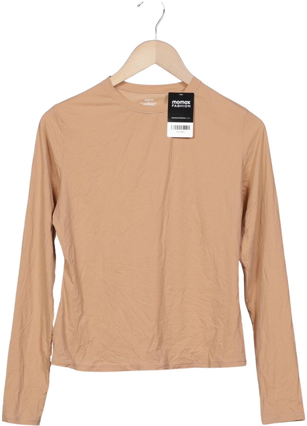 Skims Damen Langarmshirt, Beige, Gr. XL, Elasthan / Synthetik - Second Hand