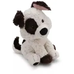 Nici Green: Plüschhund – sitzend, weiß, 25 cm