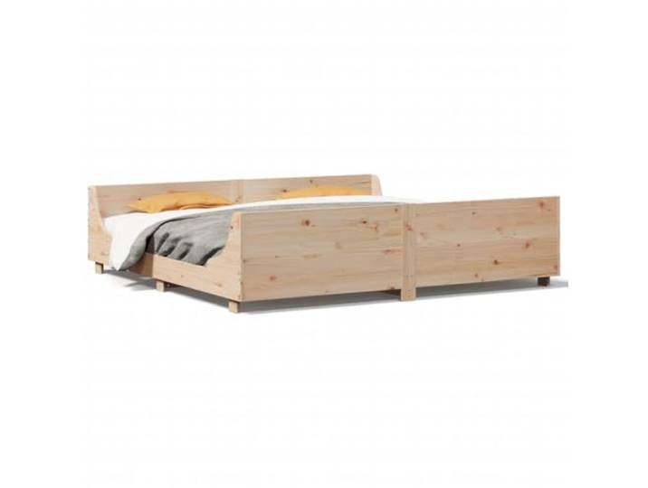 SDWEHBJ Massivholzbett Natur 180x200 cm 39 kg Zusammenbau erforderlich