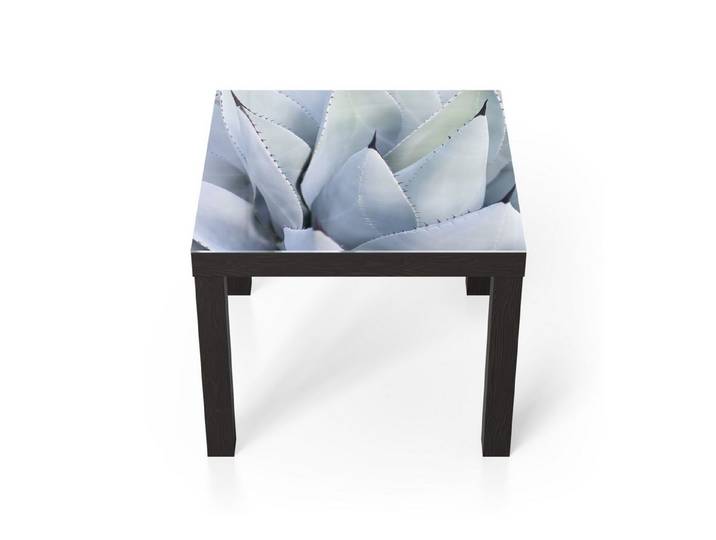 DEQORI Couchtisch 'Flüsternde Agave', Glas Beistelltisch Glastisch modern