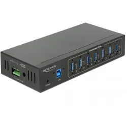 Delock 63311 - USB 3.2 Gen 1 (3.1 Gen 1) Type-B - USB 3.2 Gen 1 (3.1 Gen 1) Type-A - 5000 Mbit/s - Schwarz - Metall - Gleichstrom