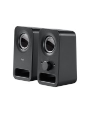 Logitech Z150 2x Lautsprecher 6 Watt Aktiv Audioverstärker: Integriert Schwarz (980-000814)