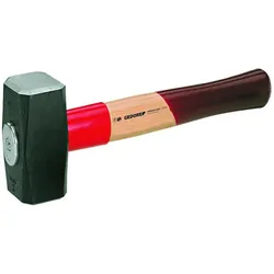Gedore, Hammer, 620 H-2000 Fäustel ROTBAND-PLUS mit Hickorystiel, 2000 g (2000 g)