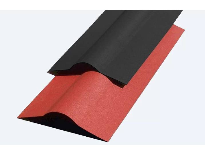 Nokken windveren bitumen zwart 90cm