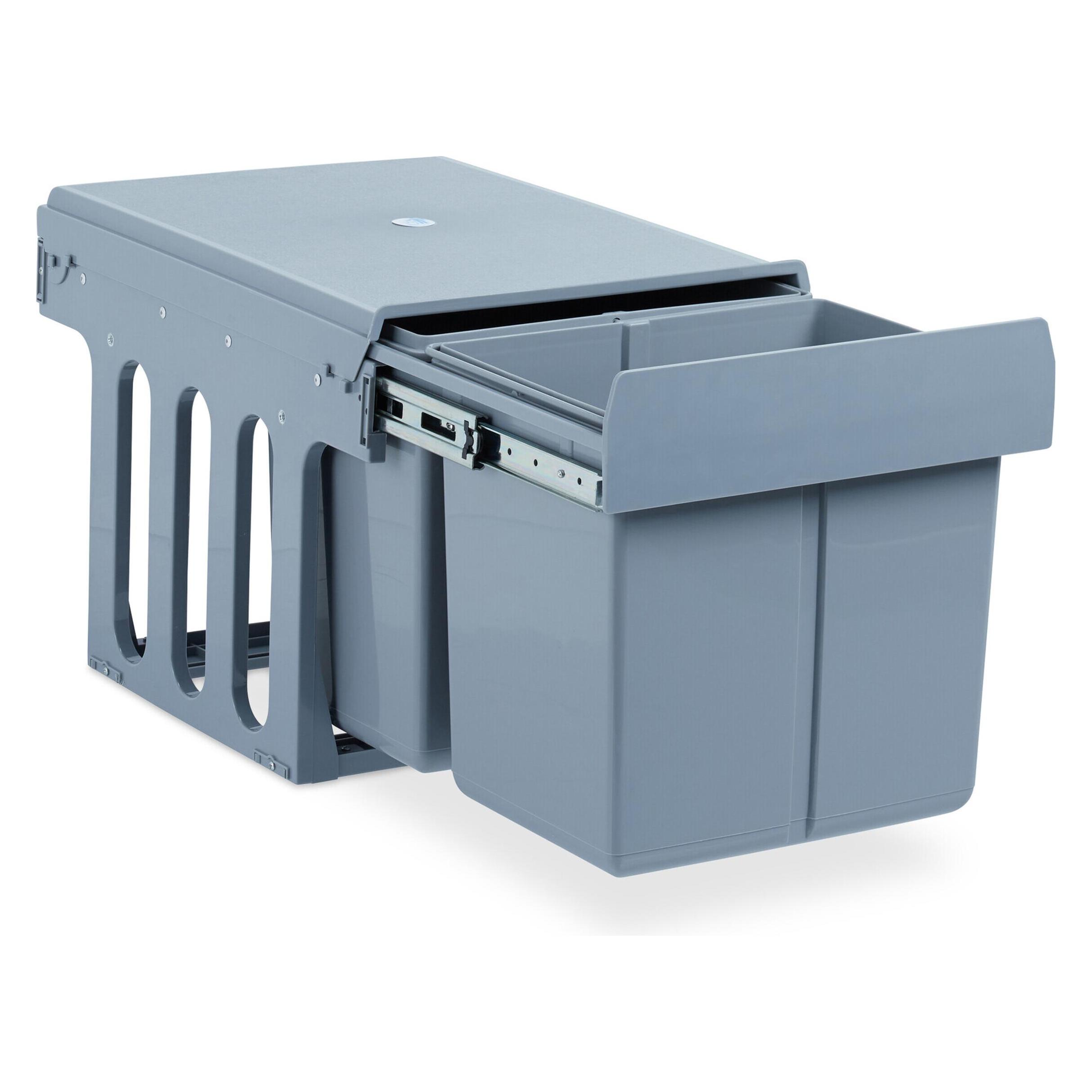 Relaxdays Einbaumülleimer (15 l) (4052025272869)