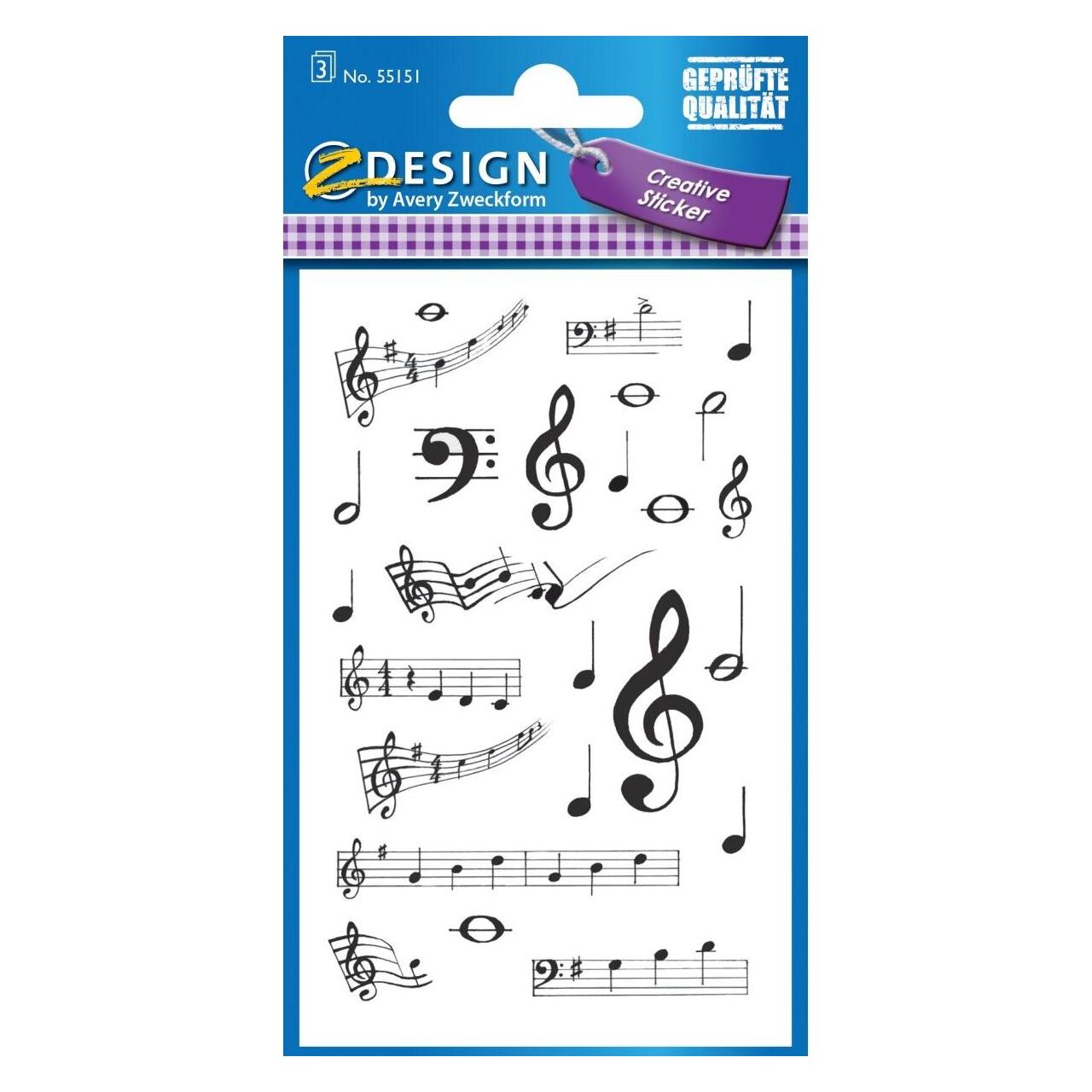Z-Design Deko Sticker (75 Sticker) (55151)