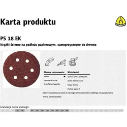 Klingspor, Schleifmittel, 50 x Schleifscheiben ps18ek 150 mm Körnung 150 Klett Haken & Schleife (150)