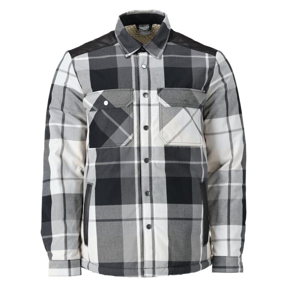 Mascot Hemd aus Flanell, gefüttert Anthrazitgrau kariert, Gr.XS (XS) (229309)