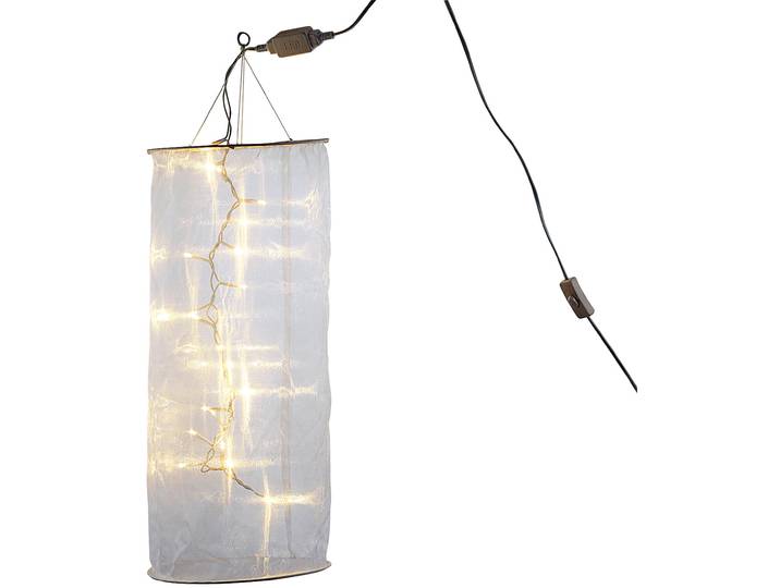 Organza-Lichterschlauch-Skulptur mit 20 LEDs, 60 cm