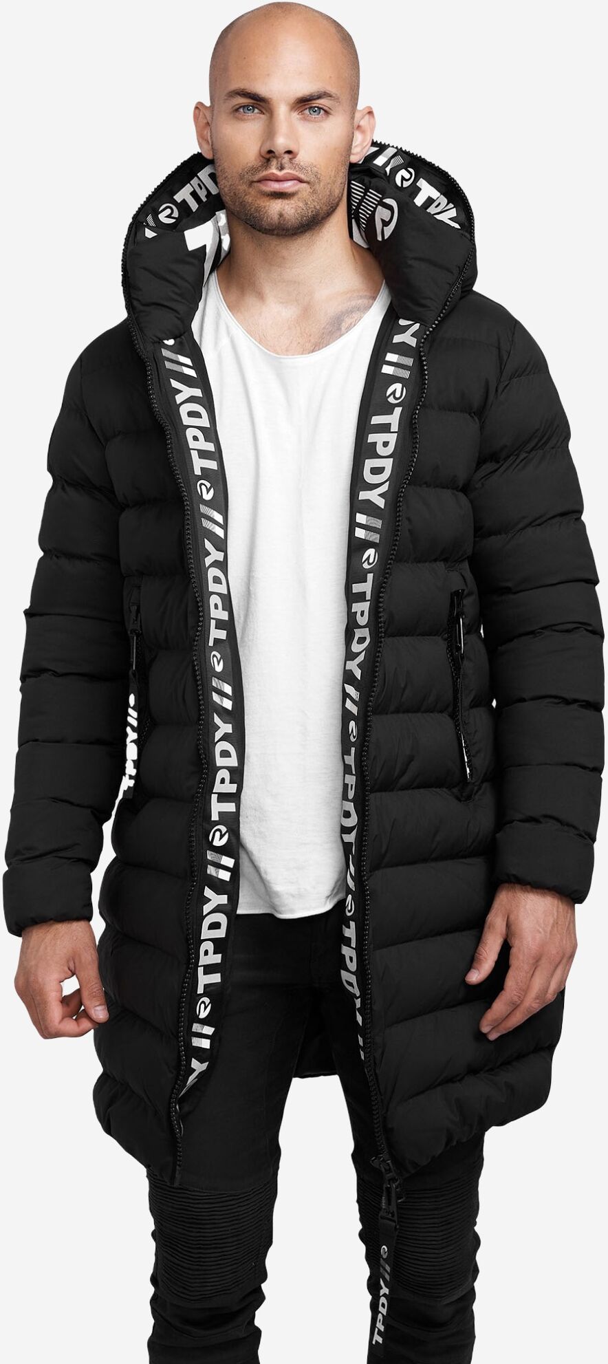Parka TRUEPRODIGY "Chester Reflektierender Innenkragen", Herren, Gr. S, schwarz, Obermaterial: 100% Polyester PES., slim fit, Jacken Parka, Topseller