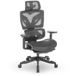 Ergotec Gamingstuhl Miramas Stoff Schwarz, Grau Schwarz /