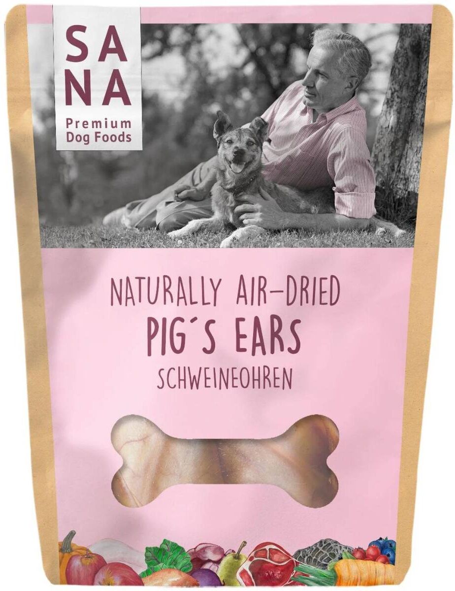 Sanadog Snack Orecchie di Suino Maiale per Cani