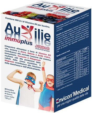 Auxilie Immuplus Junior Solubile 30 Stick Pack