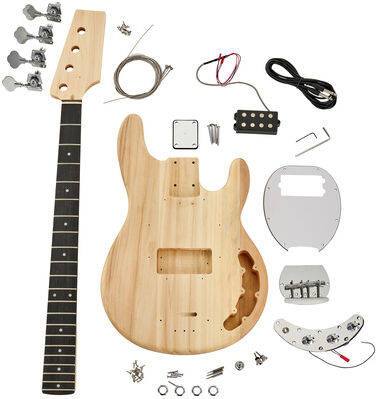 Harley Benton Bass Guitar Kit MB-Style Naturel