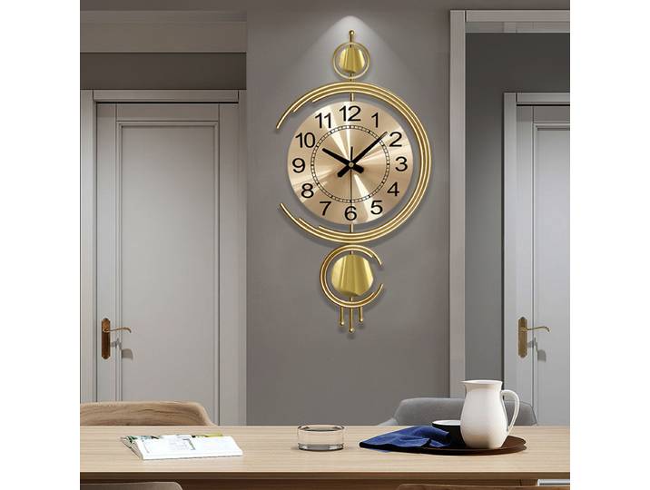 Ins Wind horloge d'angle horloge murale salon créatif simple moderne horloge murale sans poinçonnage mode carré coin montre murale