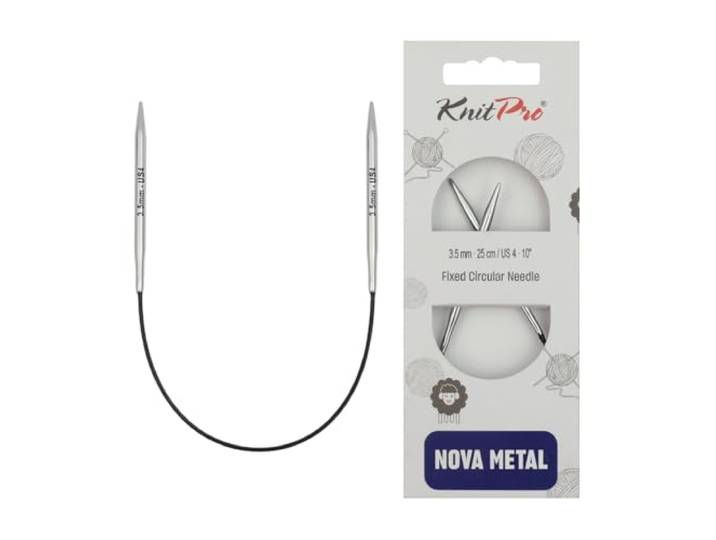Knitpro - Knitpro nova metaal (25 cm, 3,50) Rondbreinaalden - 1 Stuk