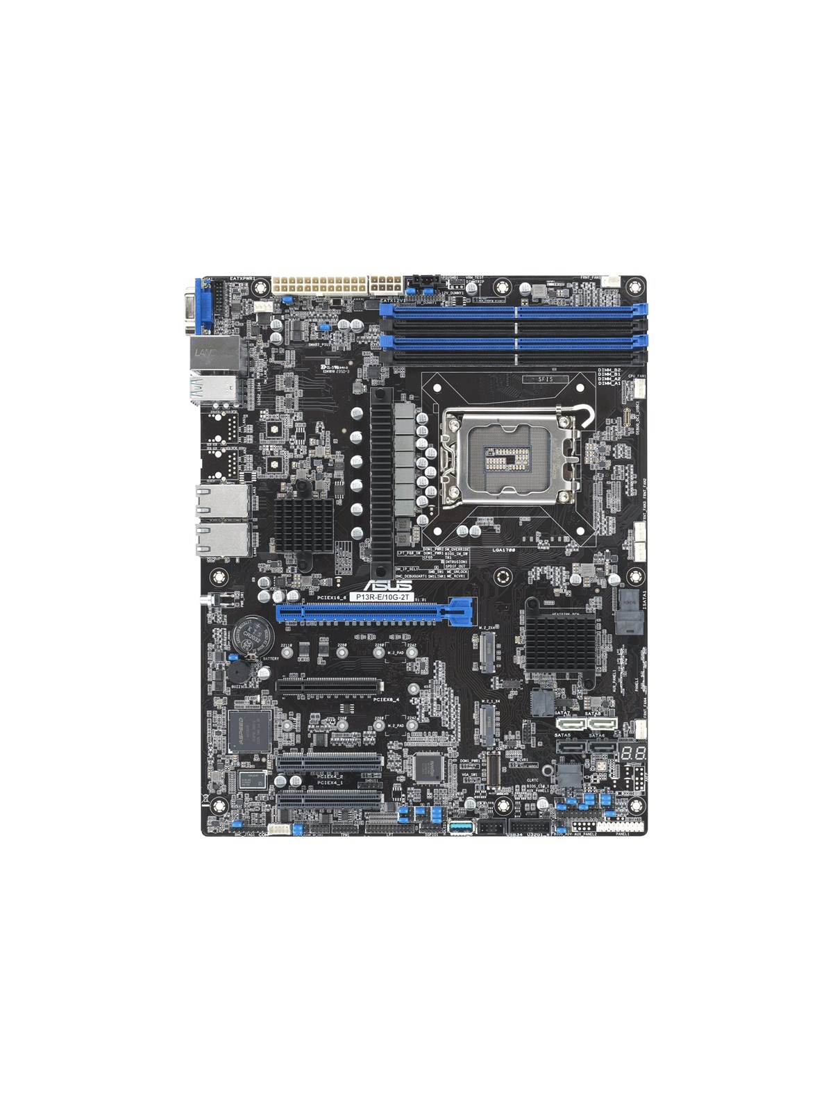 ASUS P13R-E/10G-2T Mainboard - Intel C266 - Intel LGA1700 - DDR5 RAM - ATX