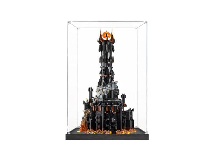 Acryl-Vitrine für Le-go 10333 – für Der Herr der Ringe: Barad dur Modell – stabiler Schutz für Ihr Sammlerstück (Modell nicht im Lieferumfang enthalten) (3 mm)
