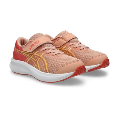 Laufschuh ASICS "PATRIOT 14 PS", Kinder, Gr. 33, rosa (cantaloupe, watermelon), Synthetik, Schuhe Laufschuh, für Kinder