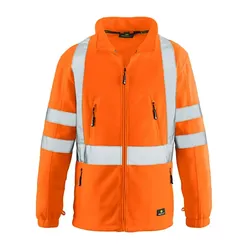Warnschutz Fleecejacke "SEATTLE" - 4PROTECT® - 6XL - Orange