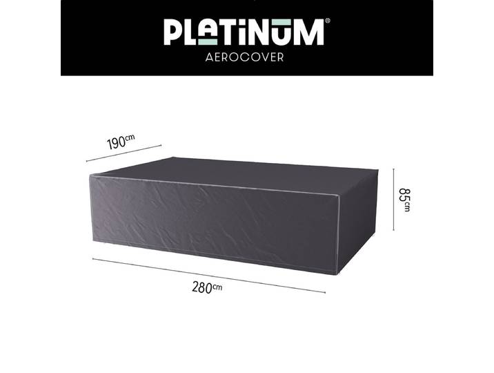 Platinum AeroCover - Tuinsethoes - 280x190xH85cm - Ademend - Waterproof - Hoge kleurechtheid