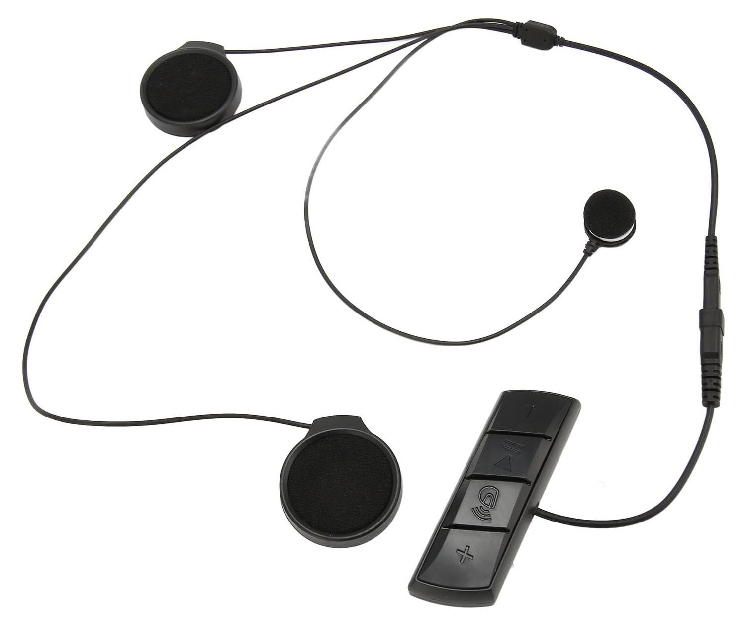 Dripio Bluetooth-motorhelmset BT 5.0, waterdicht, zwart