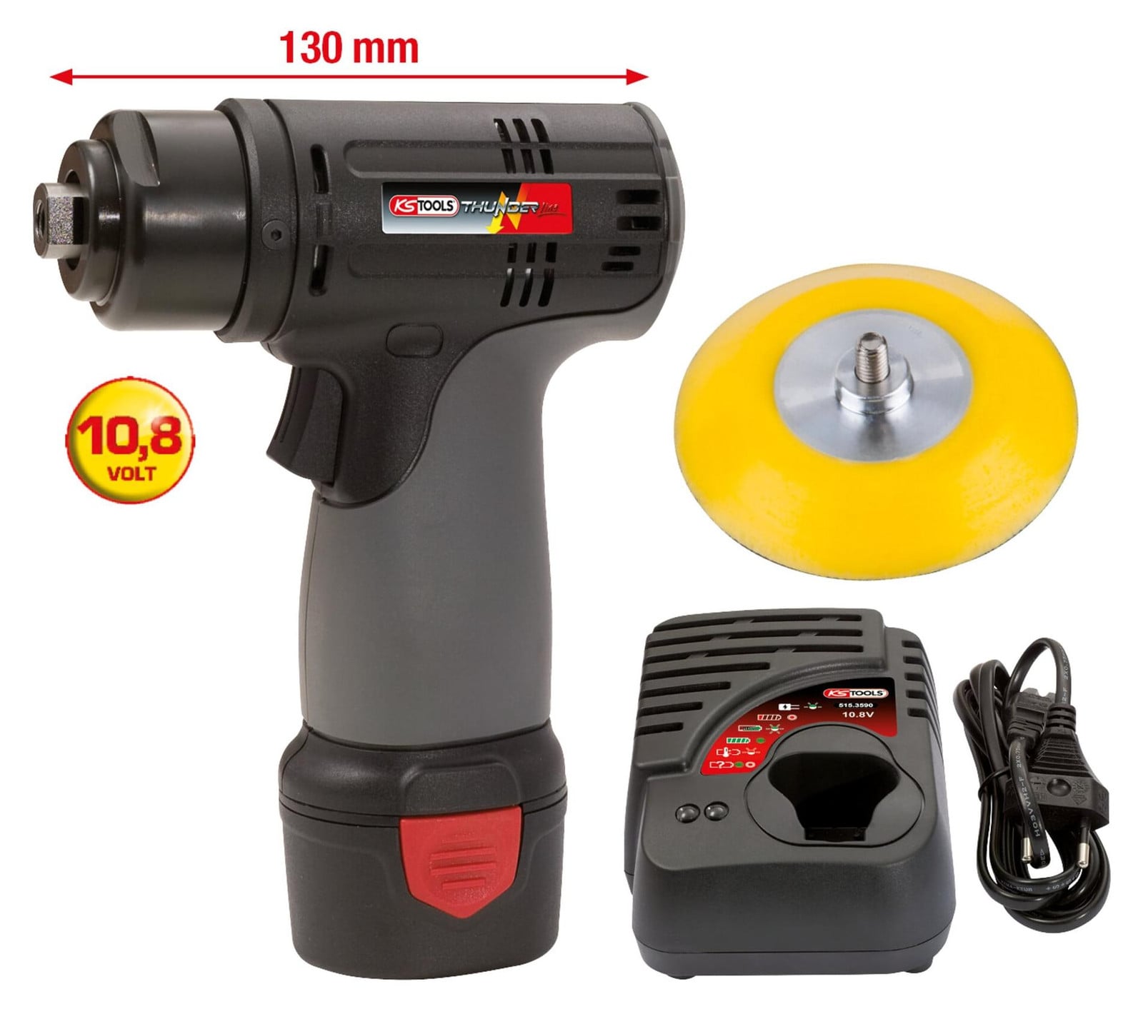 KS Tools 515.3550 Accu Hoekschuurmachine