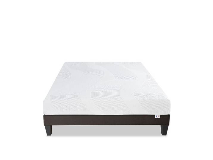 Ensemble Paris 160x200 cm Matelas Mousse + Sommier Bois