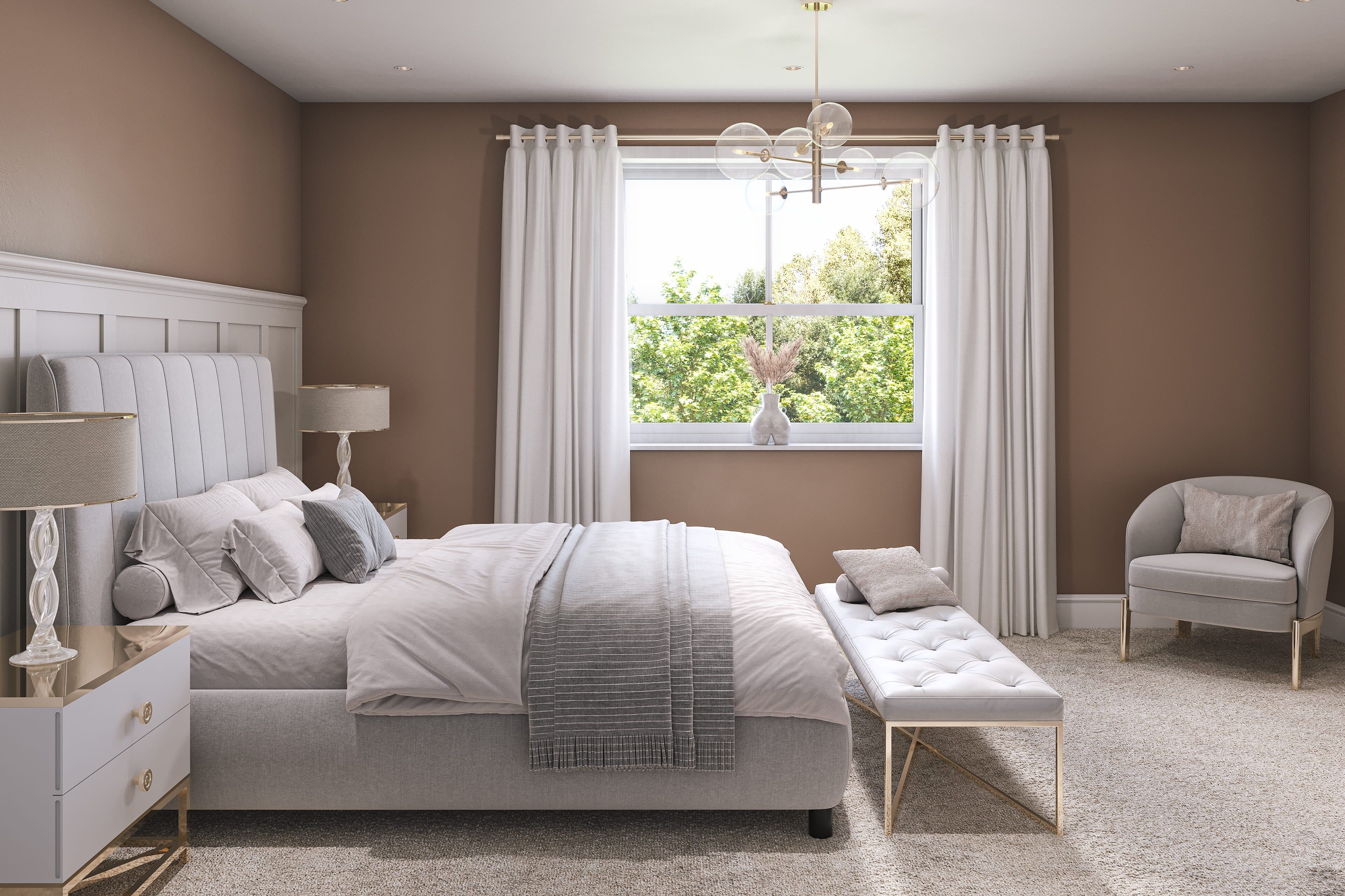 Hemway Wall Paint   Mocha Brown   Matt Emulsion Interior   Acrylic   Latex - Mocha Brown - 2.5L