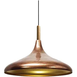 Bamyum, Pendelleuchte, Champion Pendelleuchte Holz Kupferfarbe (E27)