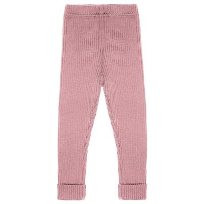 maximo - Kid's Rippstrick Leggings - Leggings Gr 134/140 rosa