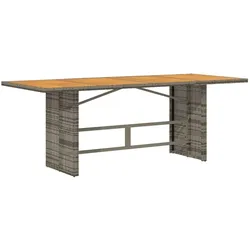vidaXL, Gartentisch + Balkontisch, Japenen (Akazie) (190 x 80 x 75 cm)