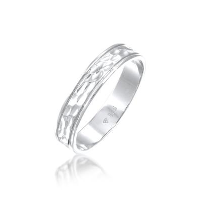Partnerring ELLI PREMIUM "Trauring Ehering Freundschaft Kunstvoll 925 Sterling Silber" Gr. 56, silber, Fingerringe, Damen, 56mm, Silber 925 (Sterlingsilber)
