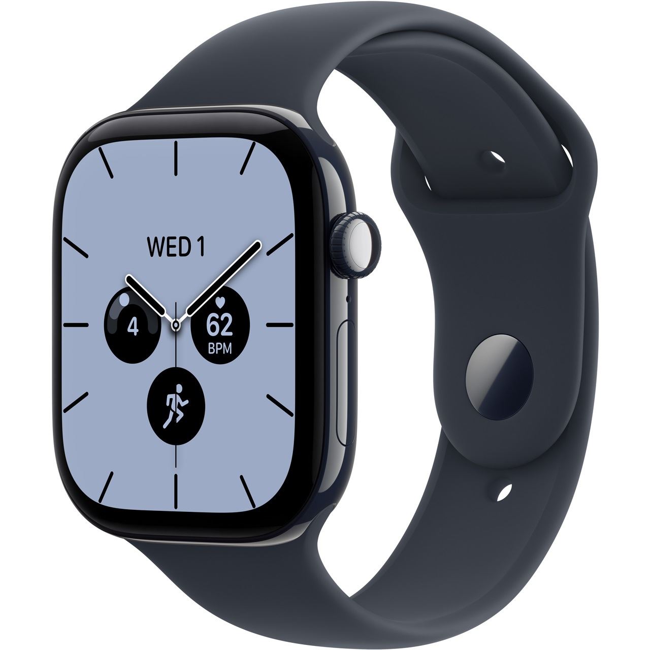 Apple Watch Series 12 GPS + Cellular Night Blue Ceramic, Navy Blue Sport Band, S/M, 46mm