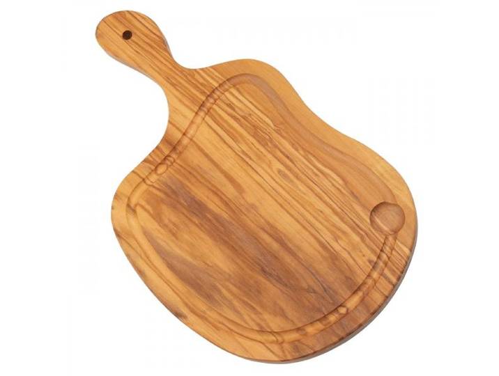 Steak-Brett mit Saftrille, 40 x 24 cm, Olivenholz