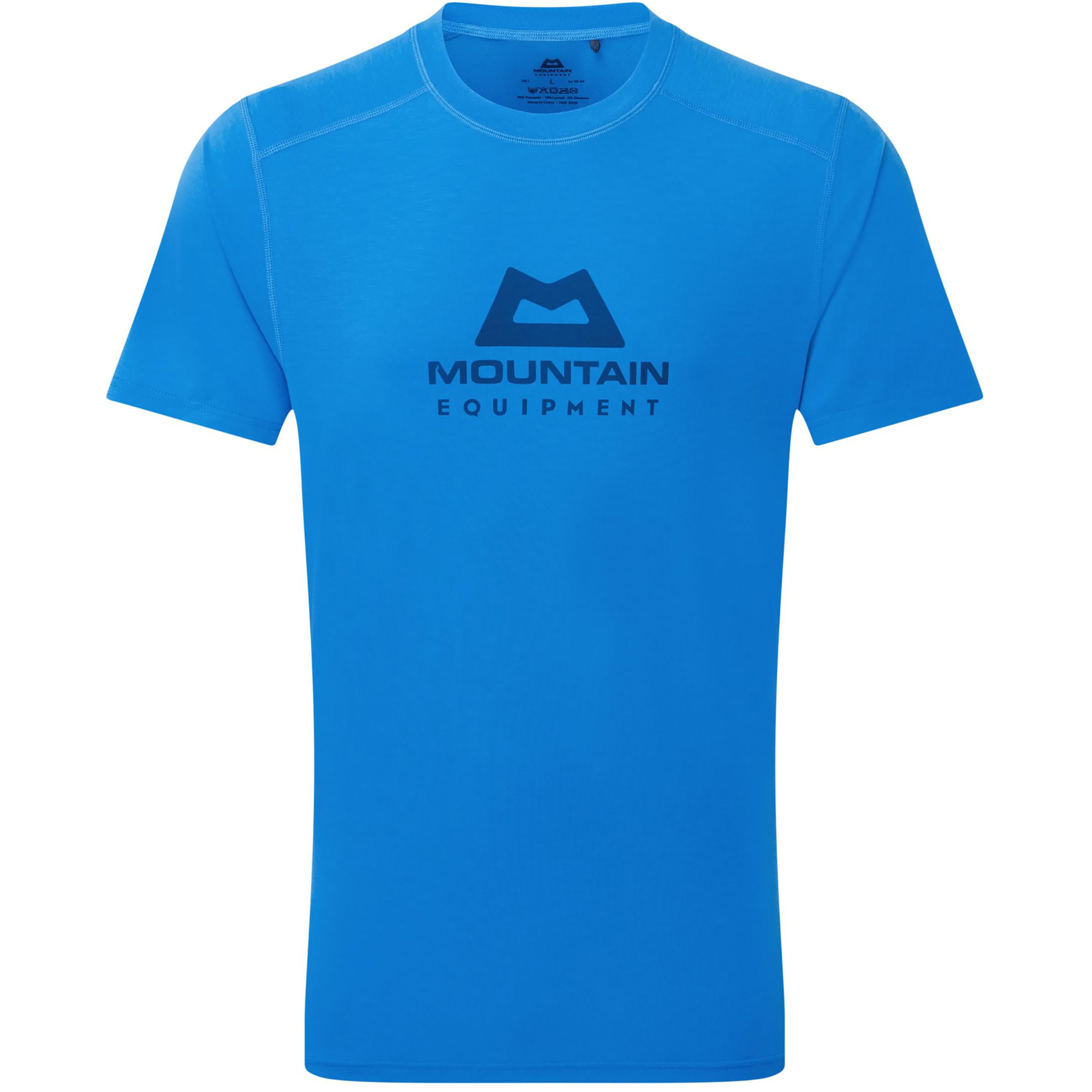 Mountain Equipment Headpoint Emblem Herren T-Shirts blau Größe XXL Trekking Schnell trocknend Lyocell (Tencel)