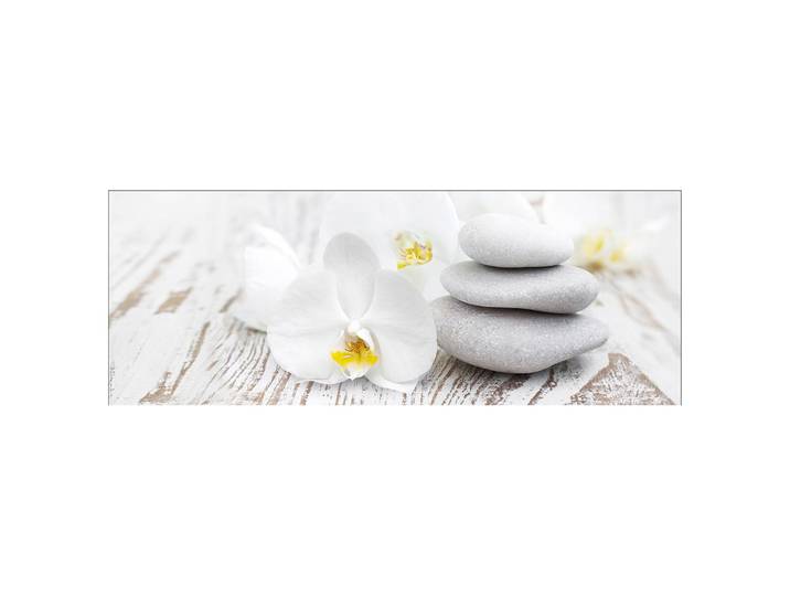 Floatglasbild White Spring Floatglas Multicolor 80 x 30 x 1cm