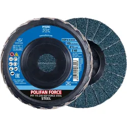 PFERD TOOLS POLIFAN FORCE Fächerscheibe PFF konisch Speziallinie SGP STEEL für Stahl - 67688114