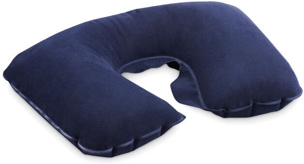 Set de voyage personnalisé avec oreiller masque et bouchons TRAVELPLUS bleu