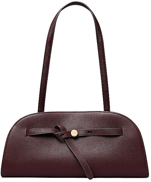 TORY BURCH Ledertasche - Baguette ROMY  dunkelrot EG