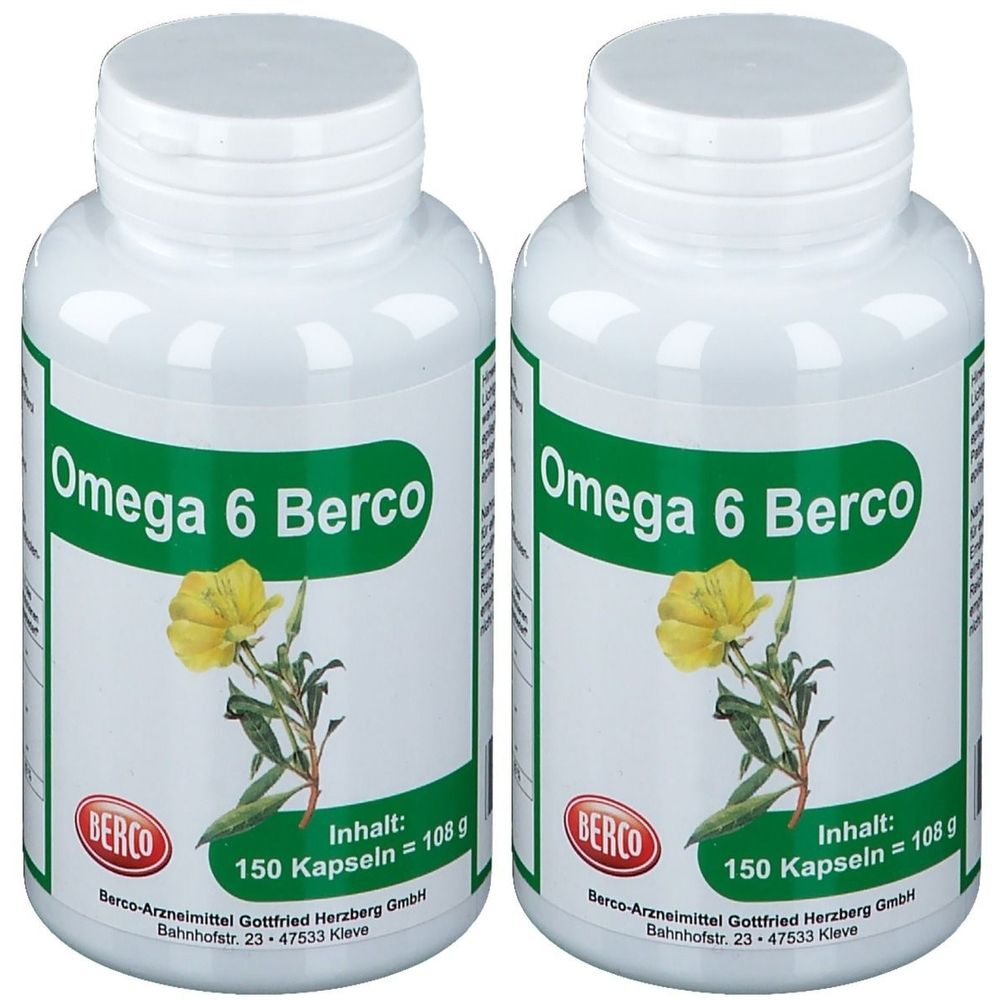 Omega 6 Berco x2 2x150 St Kapseln