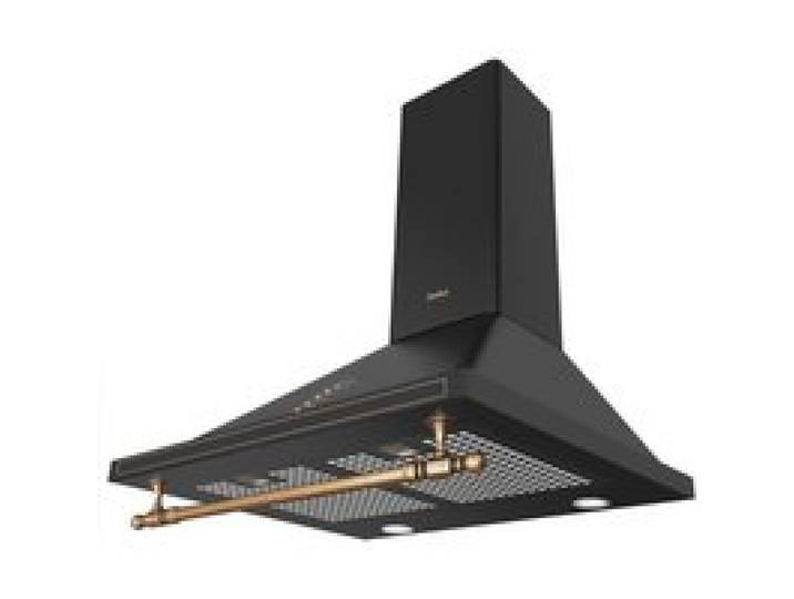 Hotte retro décorative murale - AMICA - OKC6212RA - 76/104 x 60 x 50 cm - Noir