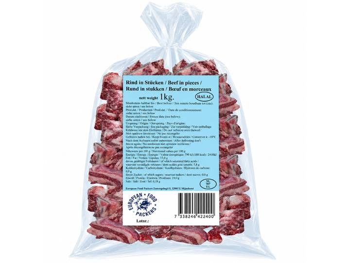 EFP Ribs de bœuf Halal - 1 kg