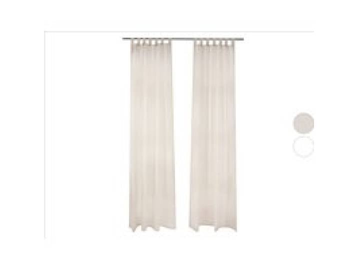 LIVARNO® Lot de 2 rideaux panneaux