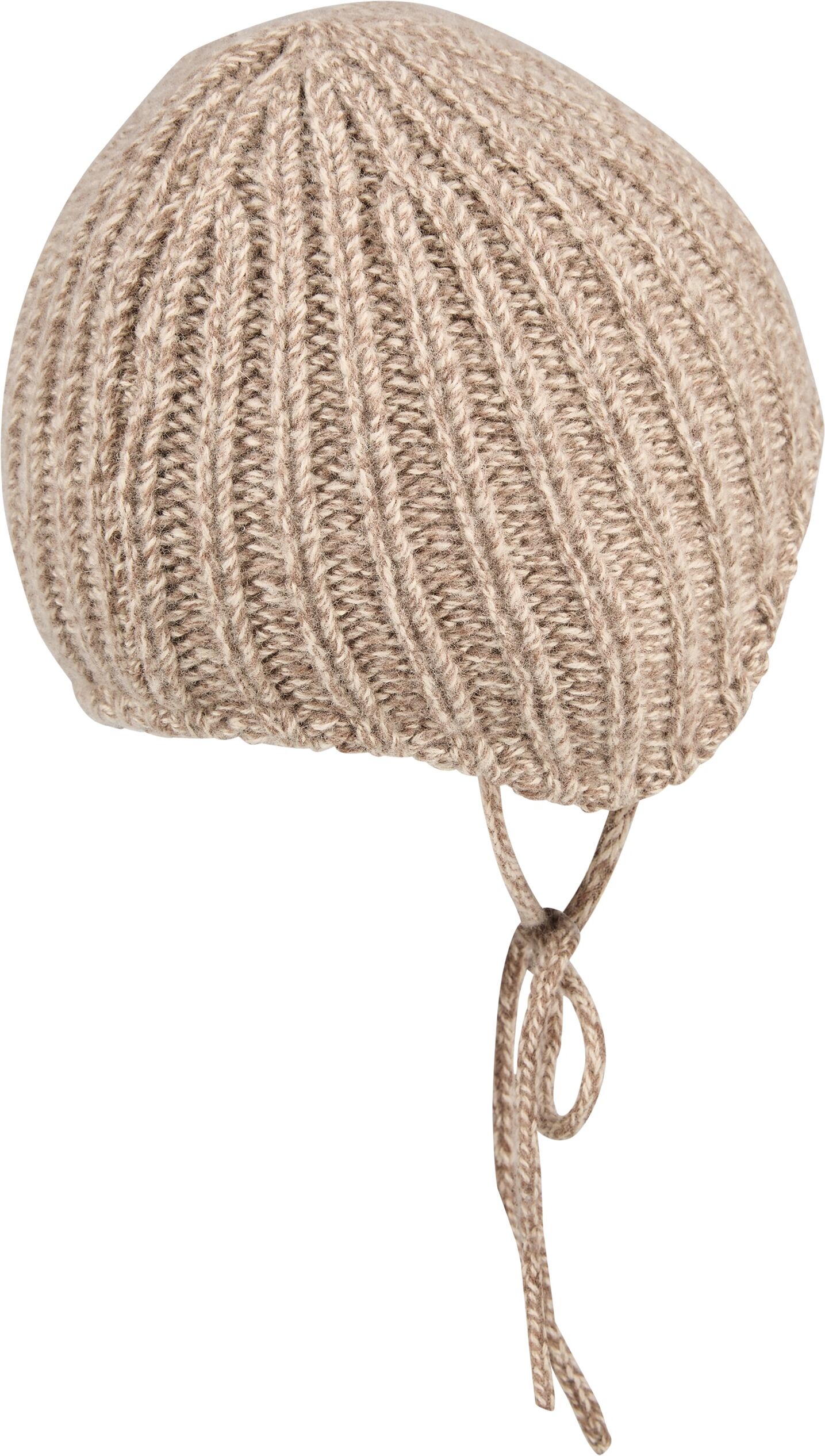 Strickmütze STERNTALER "Strickmütze Lambswool", Mädchen, Gr. 45, braun (lichtbraun), Obermaterial: 70% Wolle mw. 30% Polyamid PA. 70% Wolle WO. 30% Polyamid PA. 70% Wolle WO. 30% Polyamid PA., Mützen Strickmütze