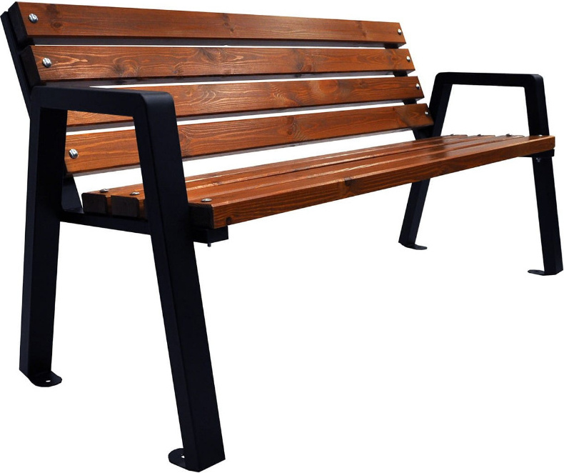Holzbank Parkbank Gartenbank Sitzbank Gartenmöbel; teak, 100cm