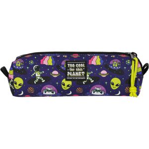 Legami Federmäppchen My Pencil Case Space, SPC0018, Schlamperetui, aus Stoff, dunkelblau